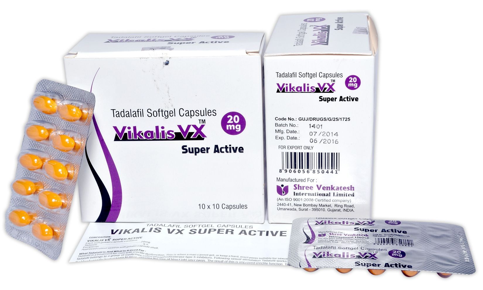 Cialis Genérico Super Active  20 mg